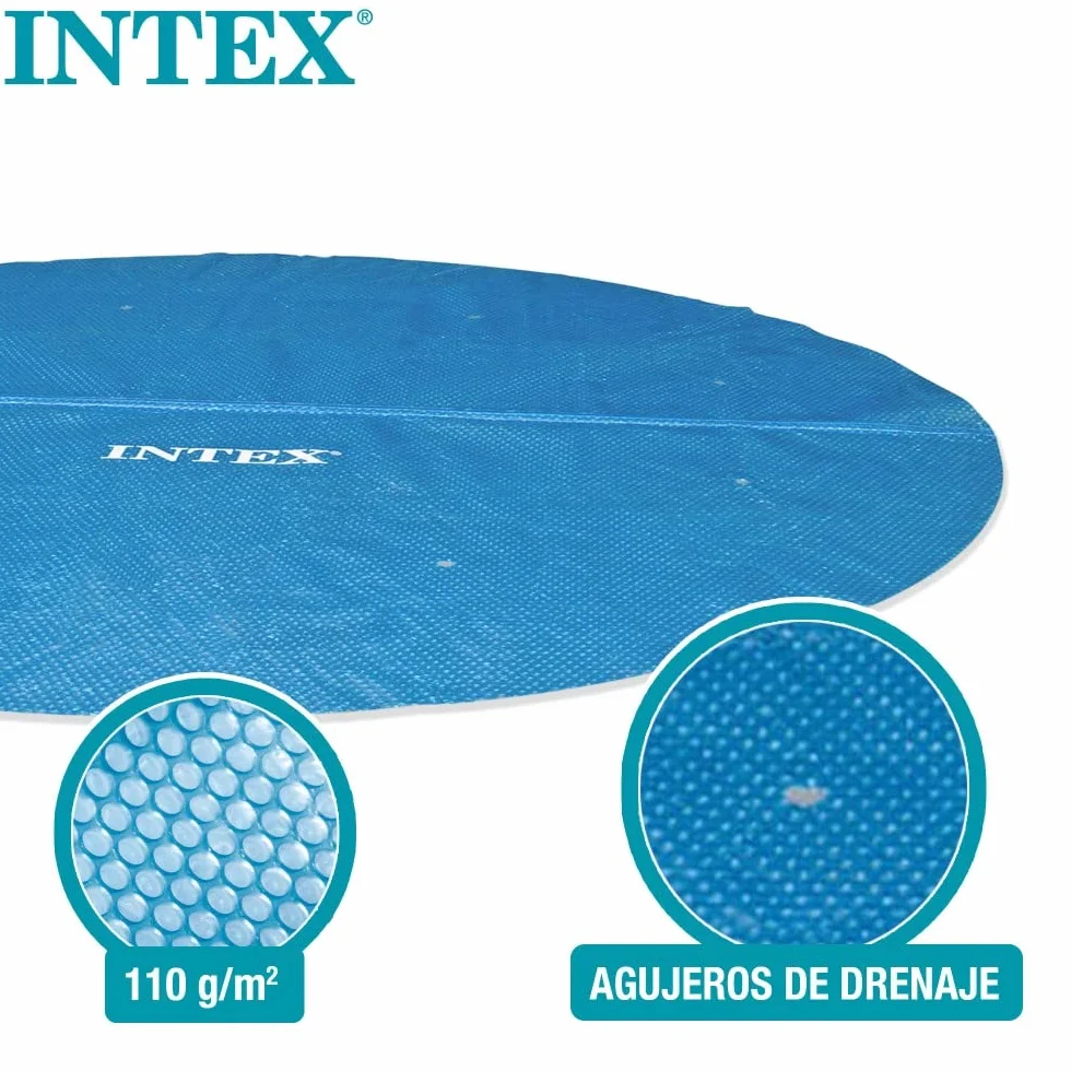 Intex Easy Set Frame Plandeka Solarna 366 cm Niebieski