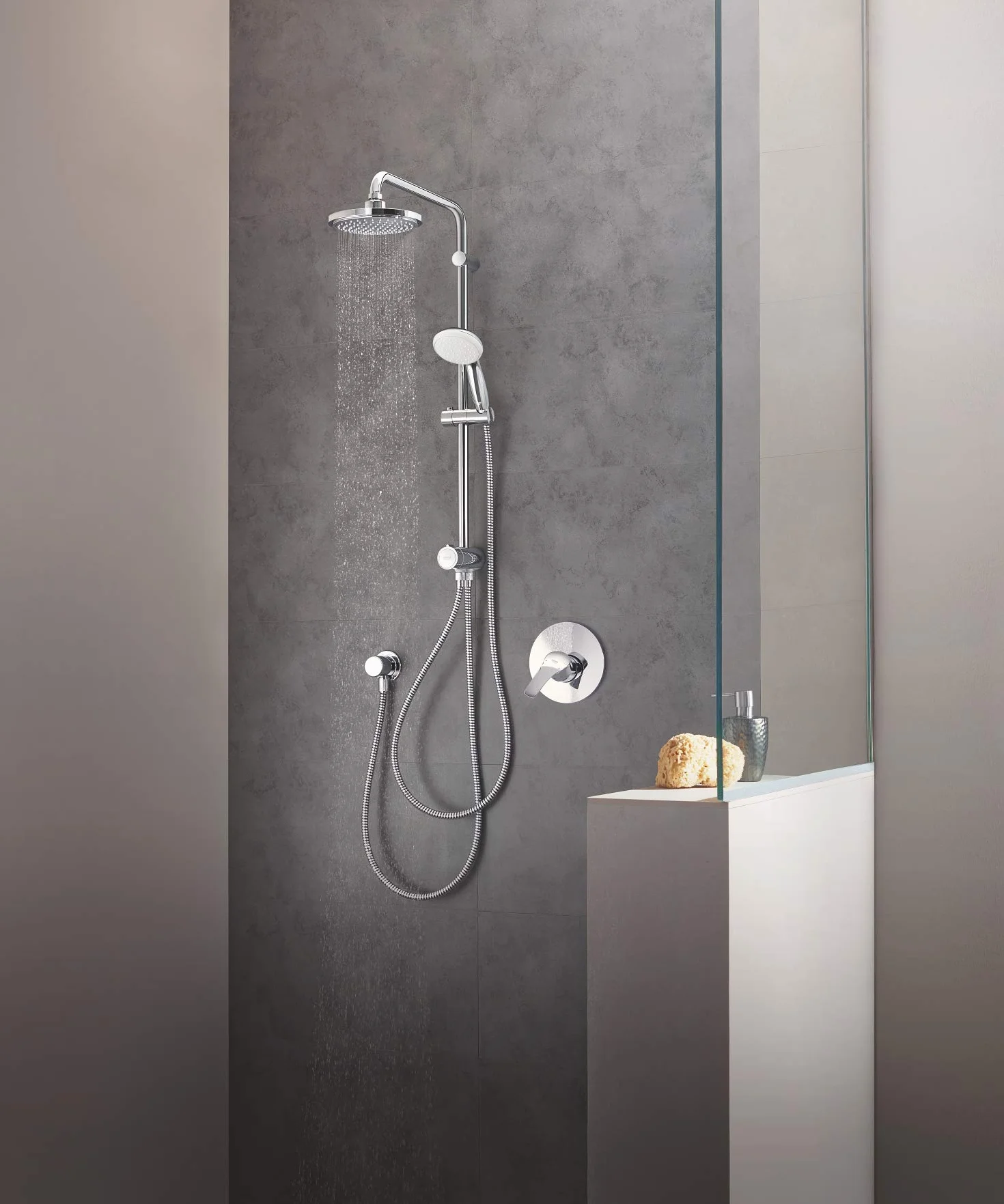 GROHE Relexa 28626000 łuk przyłączeniowy do ściany (gwint zewnętrzny, nasadka w kolorze matowego chromu, trwała), chrom, 28626000