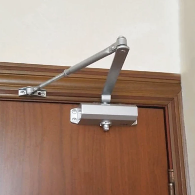 Automatyczny system bezpieczeństwa do drzwi z regulacją prędkości do drzwi lewych/prawostronnych, aluminium 25-45 kg, 900 m, idealny do użytku wewnętrznego i niezawodnego zamknięcia.