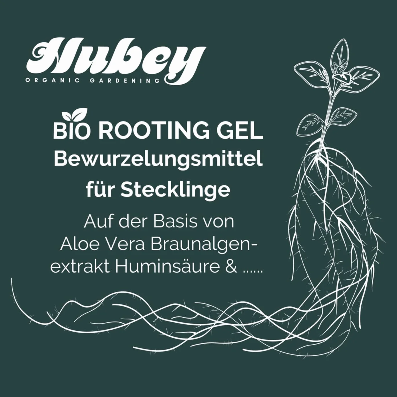HUBEY Bio Rooting Gel środek do ukorzeniania sadzonek do rozmnażania roślin, stymulator korzeni (30 ml)