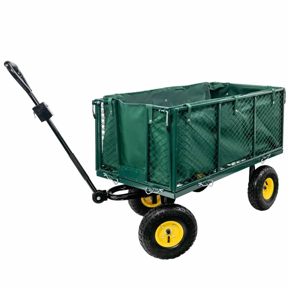 Mega-M Wózek ogrodowy transportowy składany 3W1 96x51x72 cm 500 kg