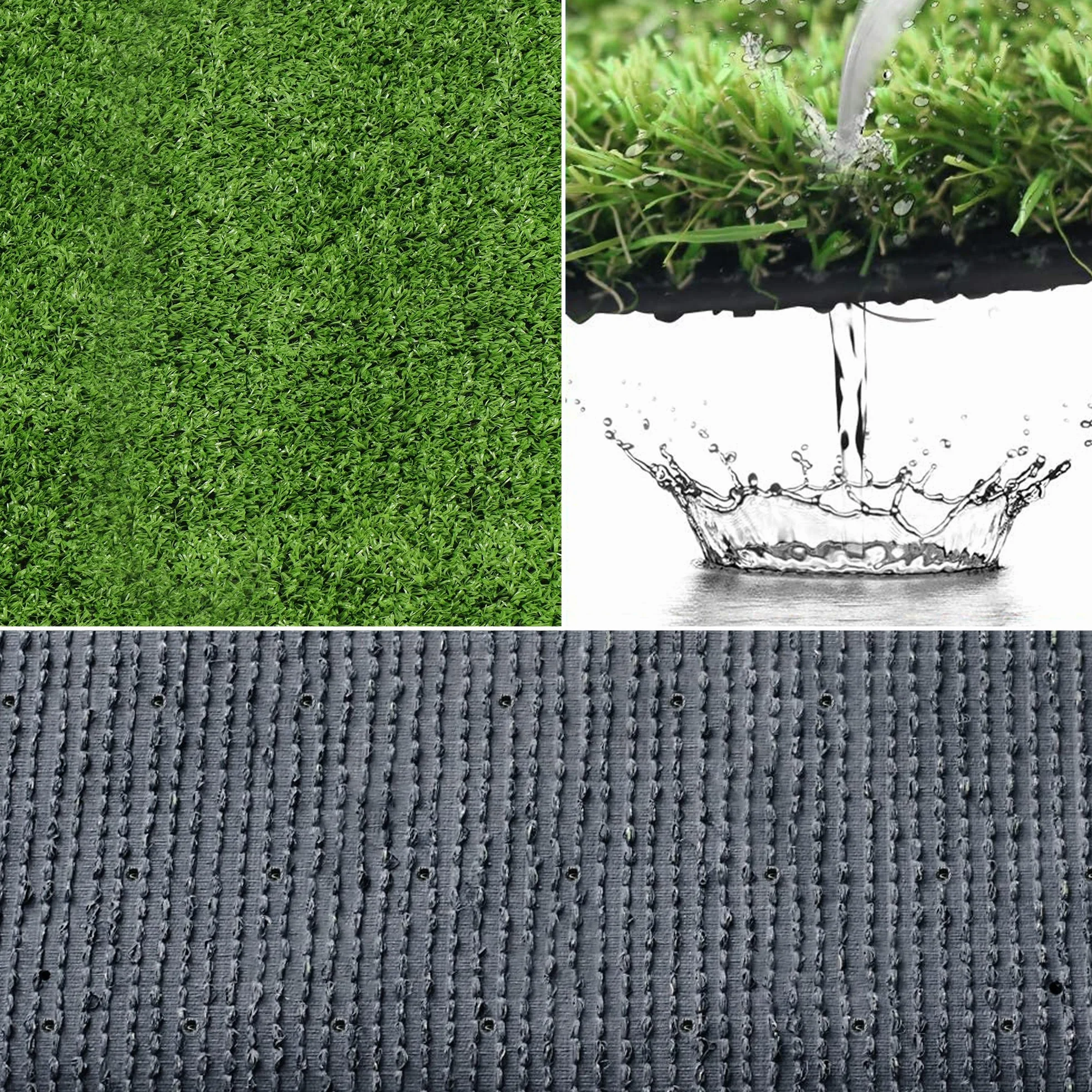 SPRINGOS Sztuczna trawa 2 x 2 m dywan trawnikowy odporna na warunki atmosferyczne UV