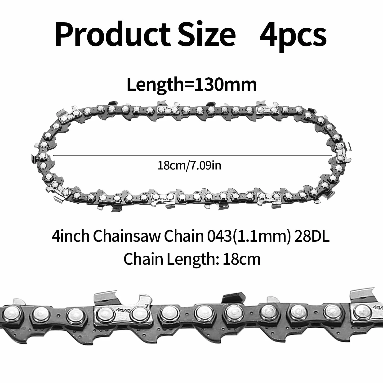 Łańcuch do piły łańcuchowej 10 cm 28 ogniw niski odrzut Stihl