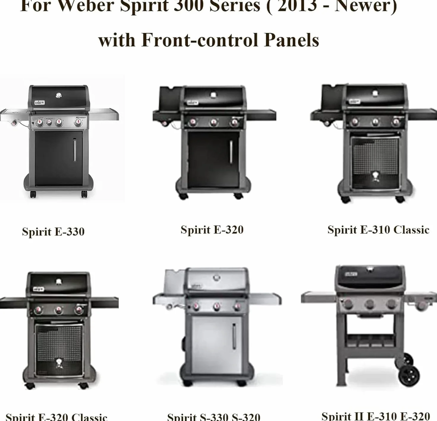 Palnik i Flavorizer Bar do Weber Spirit I 300, E310, S310, E320, S320, E330, S330, LX 310
