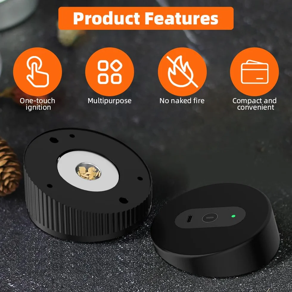 Elektryczny wędzarnia do whisky USB Akumulator Cocktail Smoker Kit