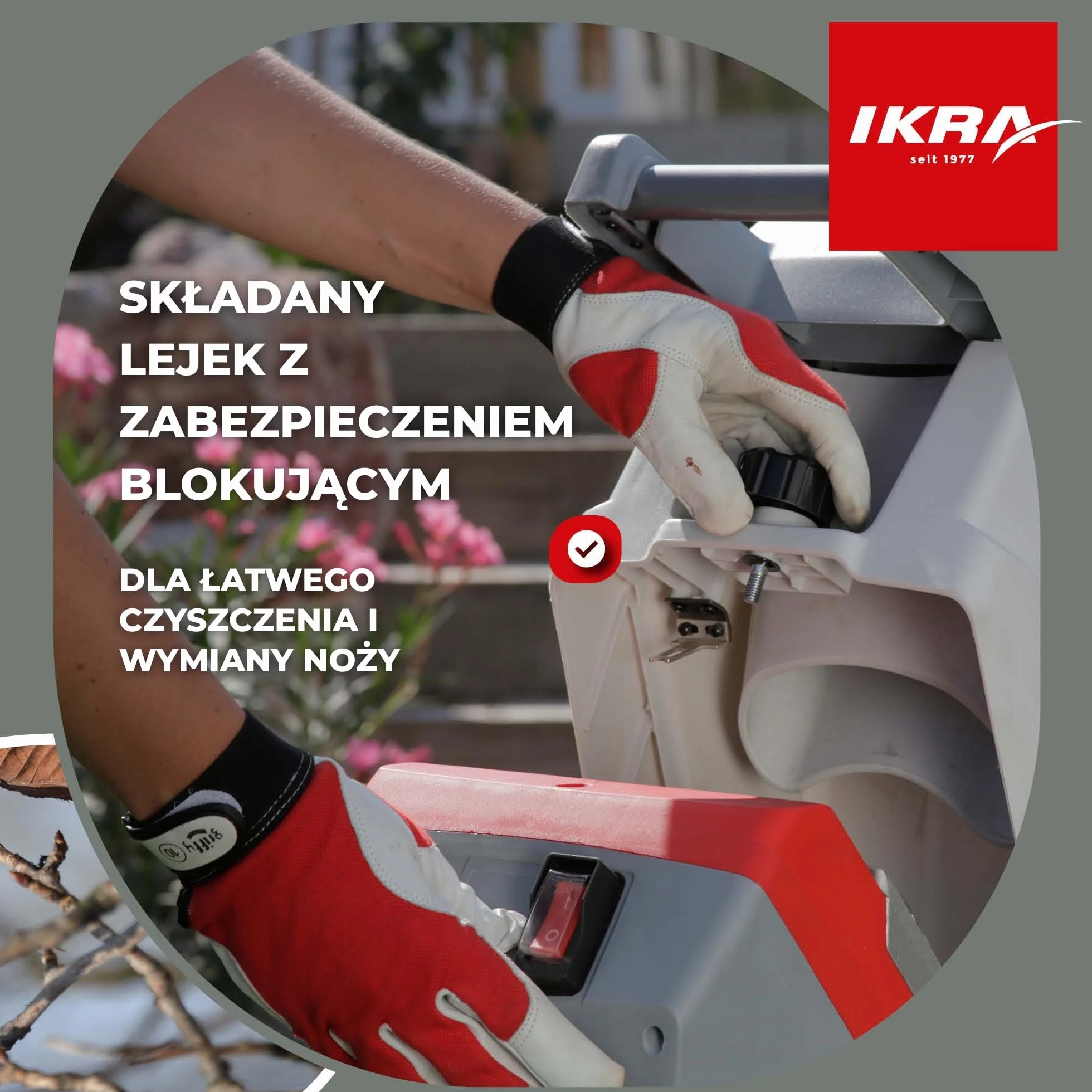 IKRA rozdrabniacz ogrodowy IMH 2500 rębak elektryczna