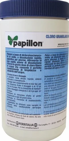 Chlor Dicloro granulat do basenów szybko się topi – 1 kg