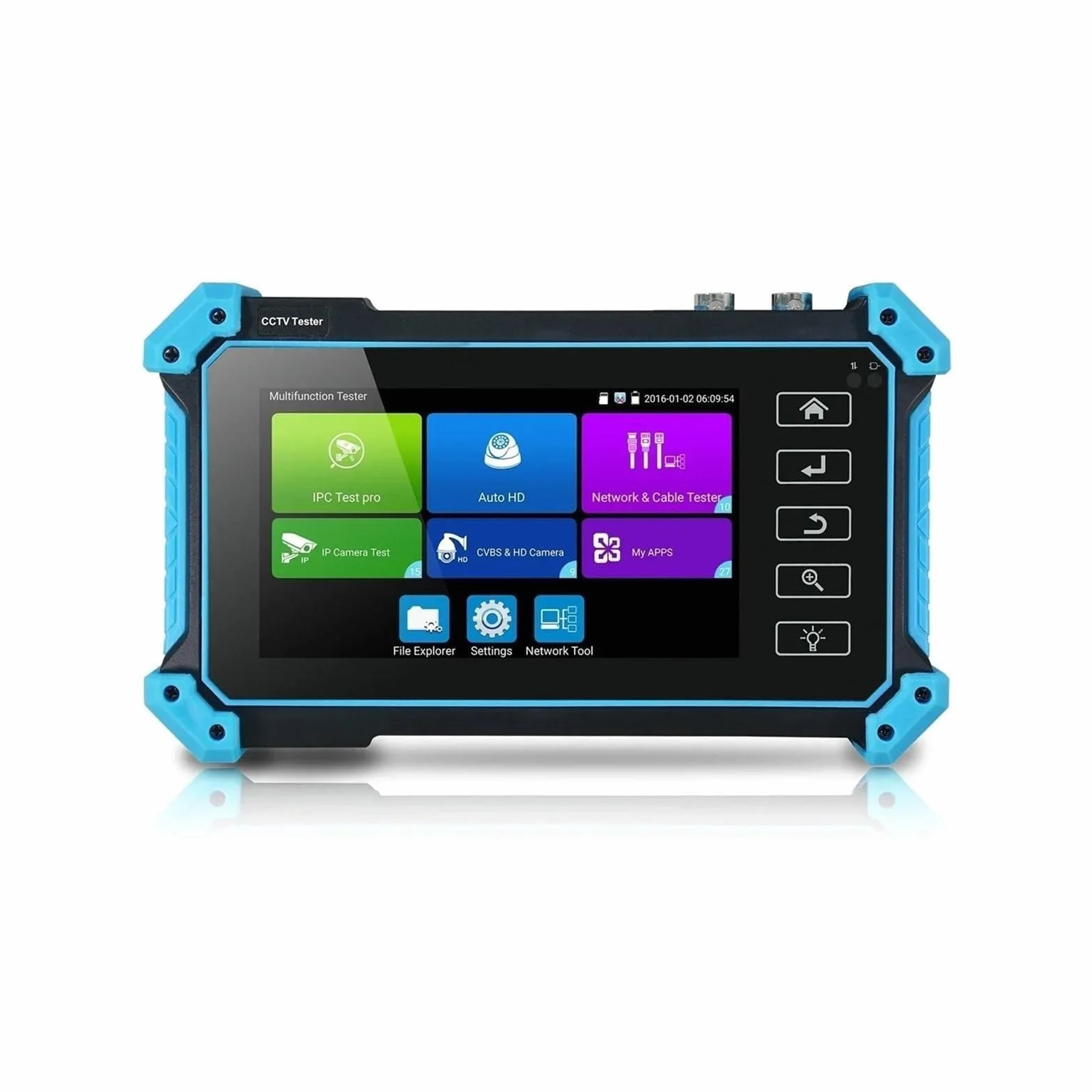 Tester CCTV, IPC-5200 Plus Full HD 8MP Cvi Tvi | Z Ahd Cvbs Monitor Kamera IP 5.4 cala IPS Ekran Dotykowy Sterowanie PTZ Tester CCTV do testowania kamer CCTV i IP.