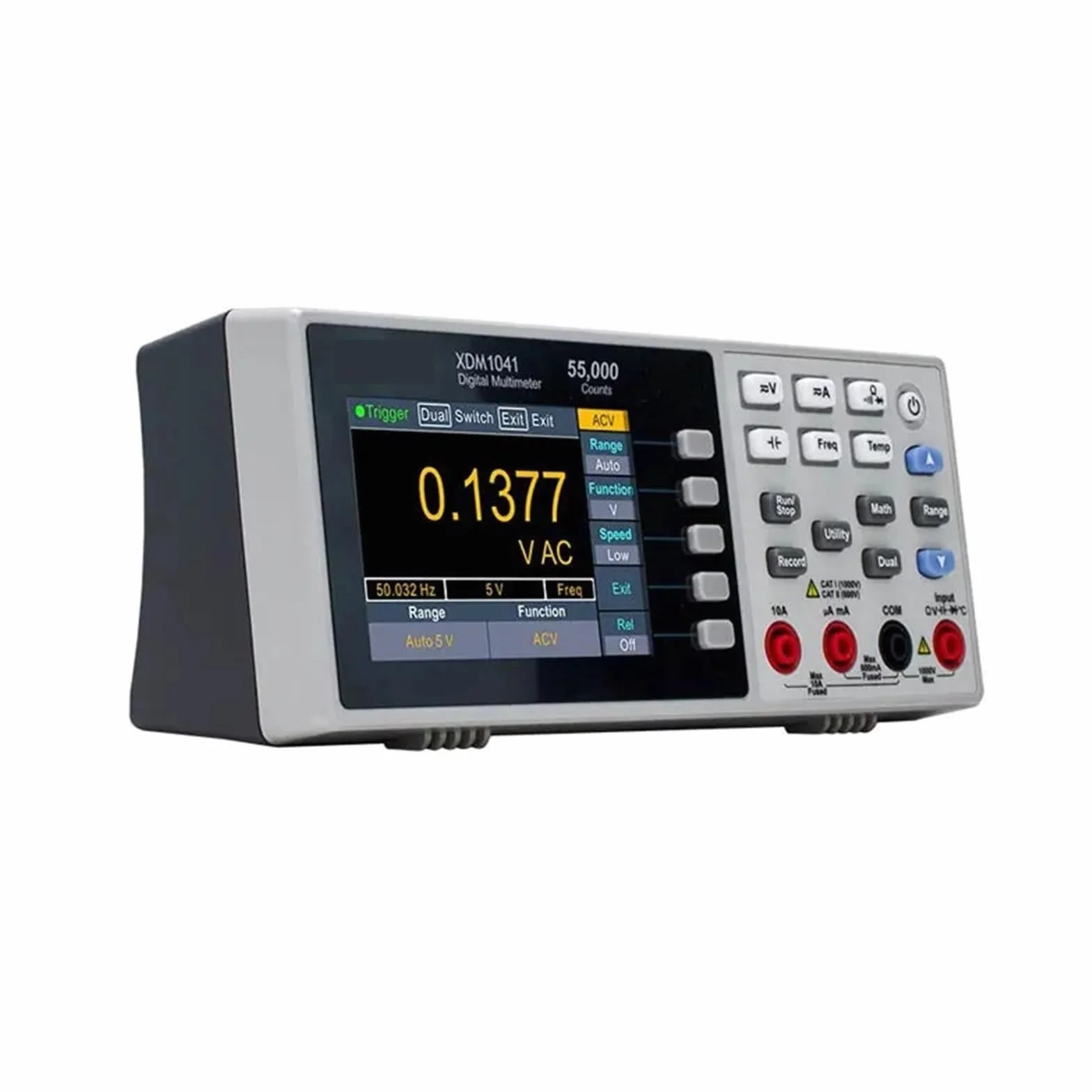 XDM1241 XDM1041 4 1/2 Cyfrowy multimetr przenośny miernik True DC/AC Prąd napięcie USB Multimetr Tester Miernik(XDM1241)