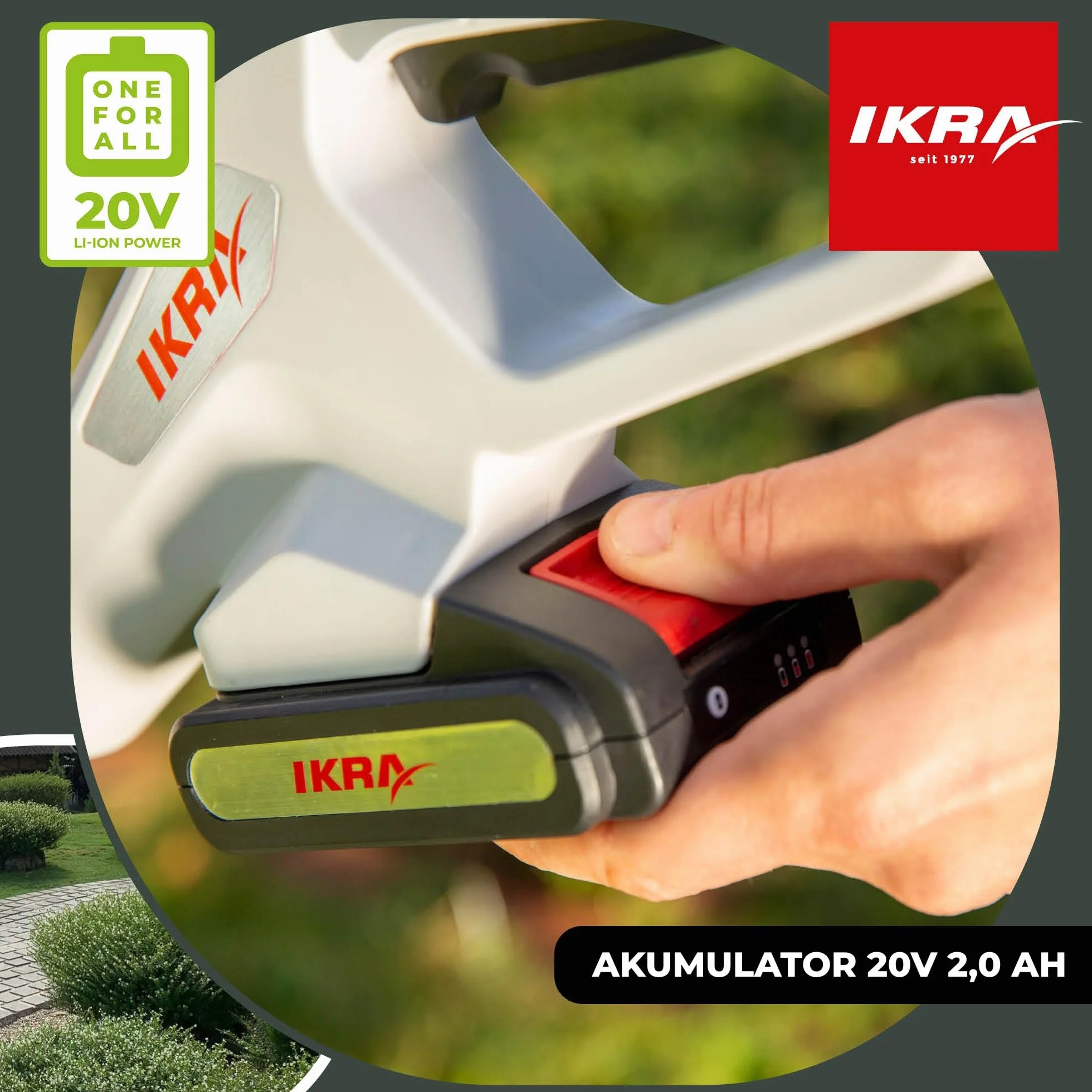 IKRA Akumulator litowo-jonowy 20 V 2,0 Ah LI 22