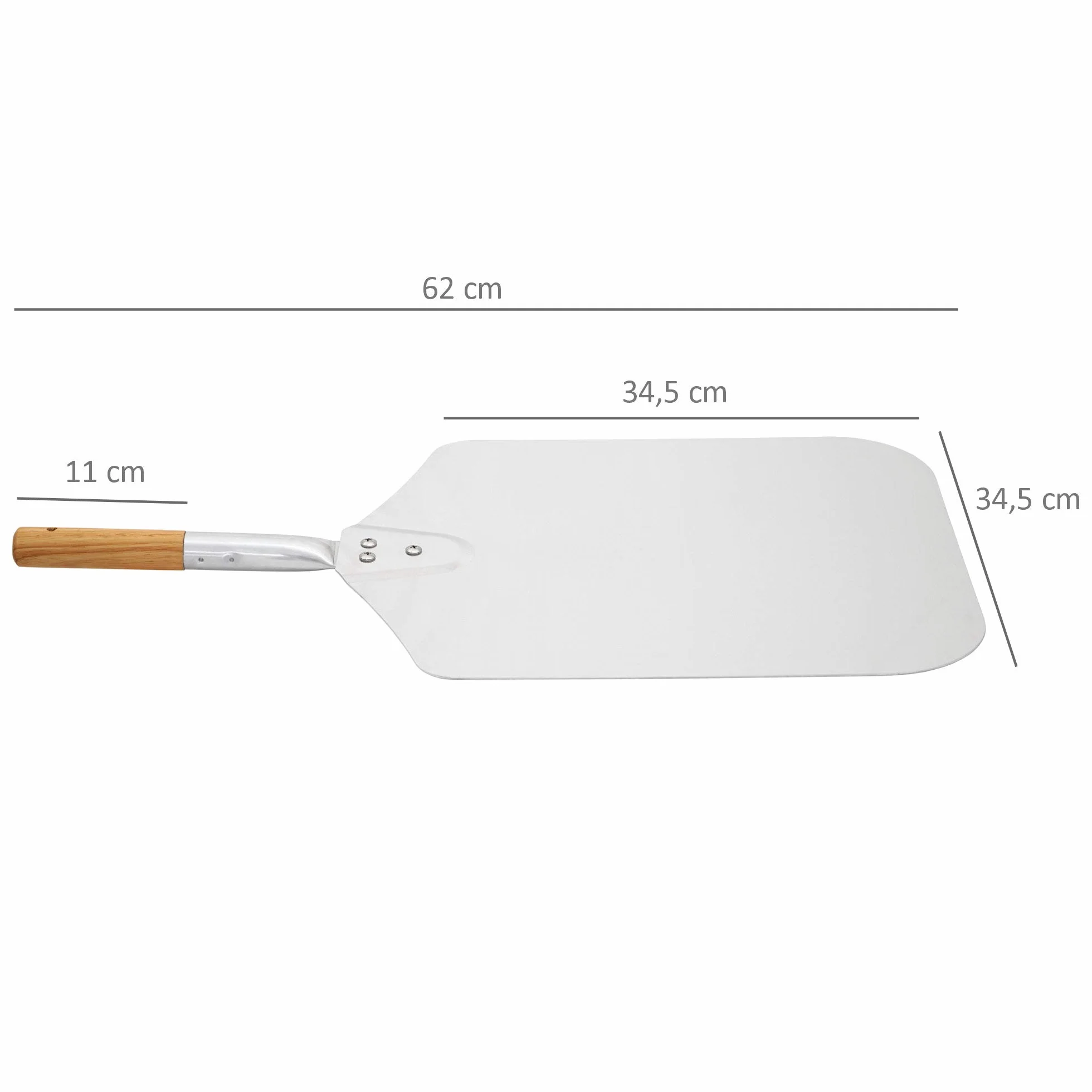 BBQ-Toro Nakładka do pizzy do grilla gazowego stal nierdzewna 56 x 39 cm z termometrem