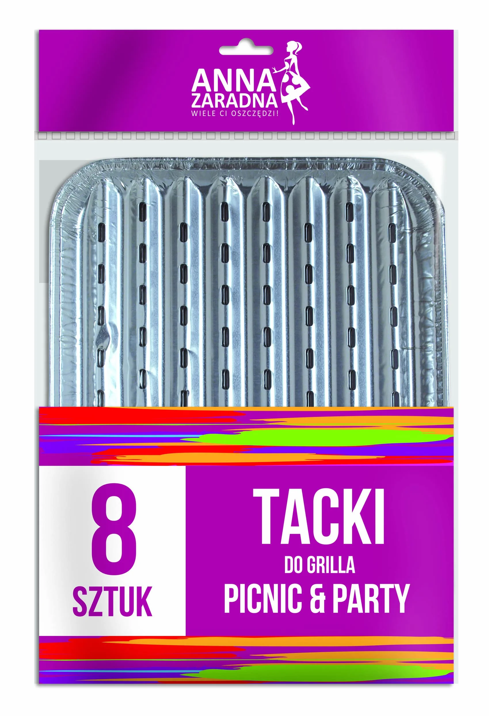 Tacki do grilla 8 szt Anna Zaradna