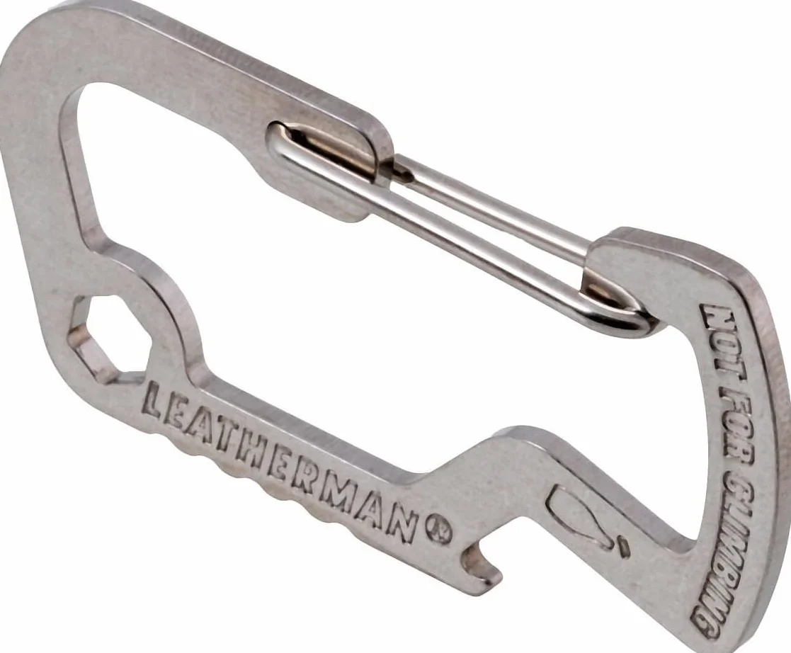 Leatherman Karabinek - Stal Nierdzewna z Otwieraczem do Butelek i Kluczem Do Hex