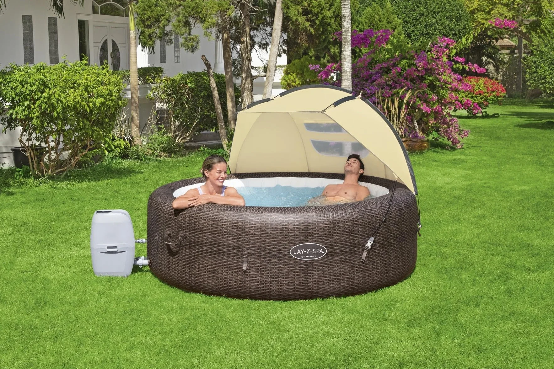 Bestway Lay-Z-Spa Canopy 6' x 37" x 43" (1.83m x 94cm x 1.09m)