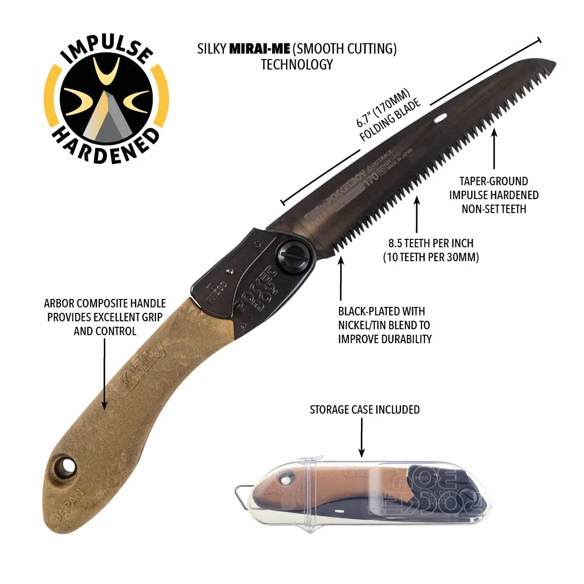 Silky POCKETBOY Professional - 170 mm - Outback Edition