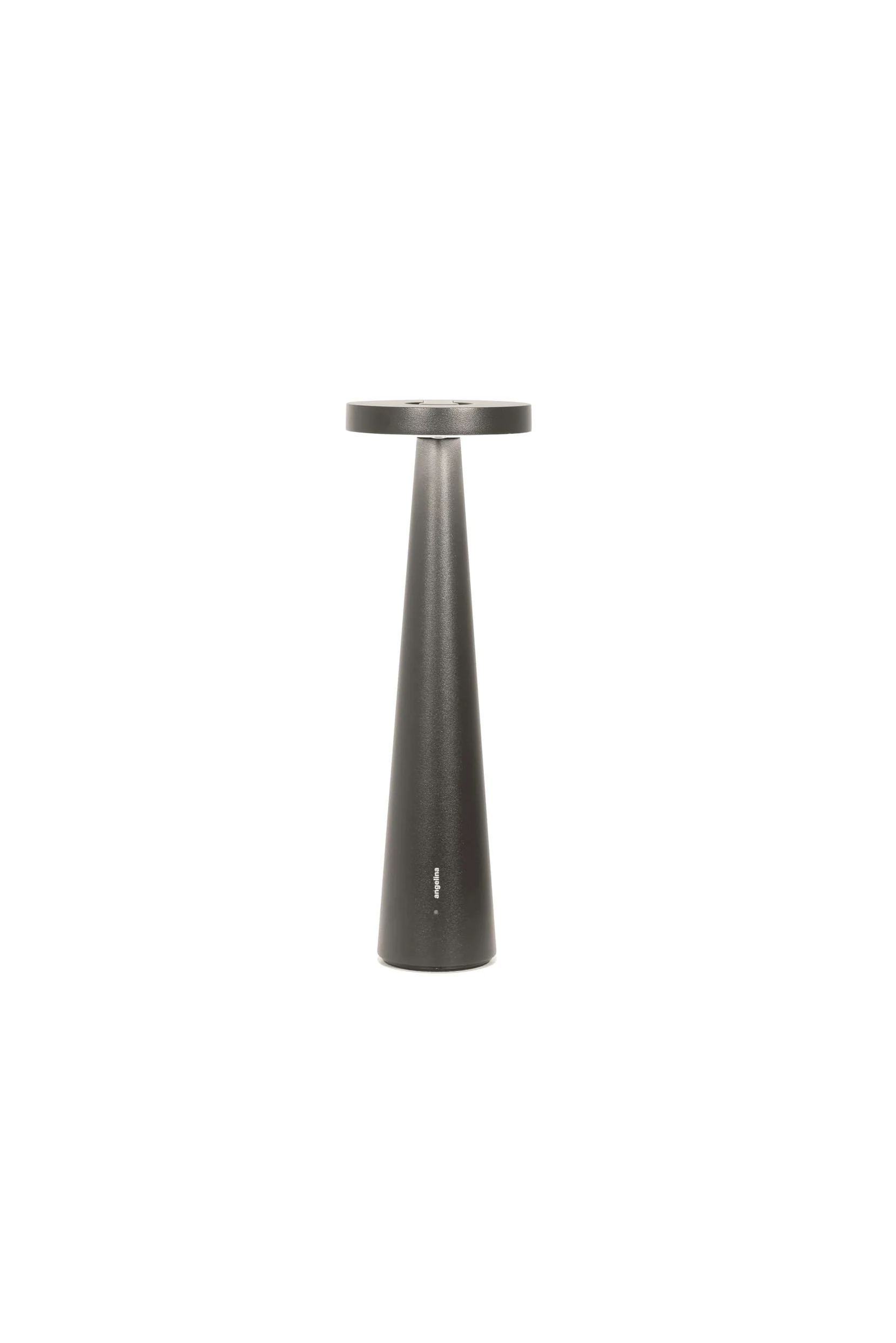 Zafferano, Lampa Angelina, Akumulatorowa Bezprzewodowa Lampa Stołowa ze Sterowaniem Dotykowym z Regulowaną Głowicą, Odpowiednia Do Wnętrz, Ściemniacz, 2200-3000 K, Wysokość 26 cm, Kolor Czarny