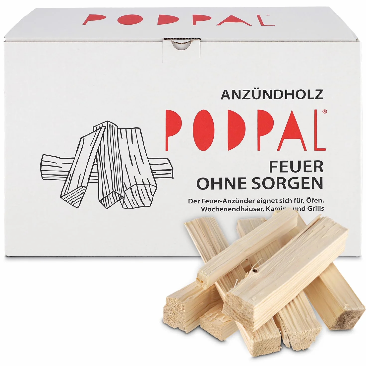 Naturalne drewno opałowe z suchych wiórów świerkowych 5 kg rozrusznik do grilla