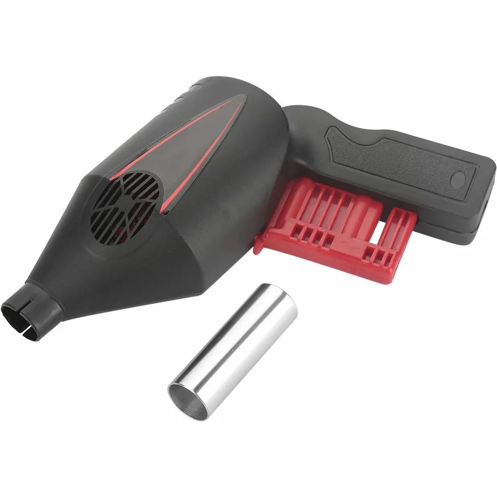 Stainless Steel Manual BBQ Fan for Charcoal Grill & Campfire | Portable Camping Blower, No Battery Needed