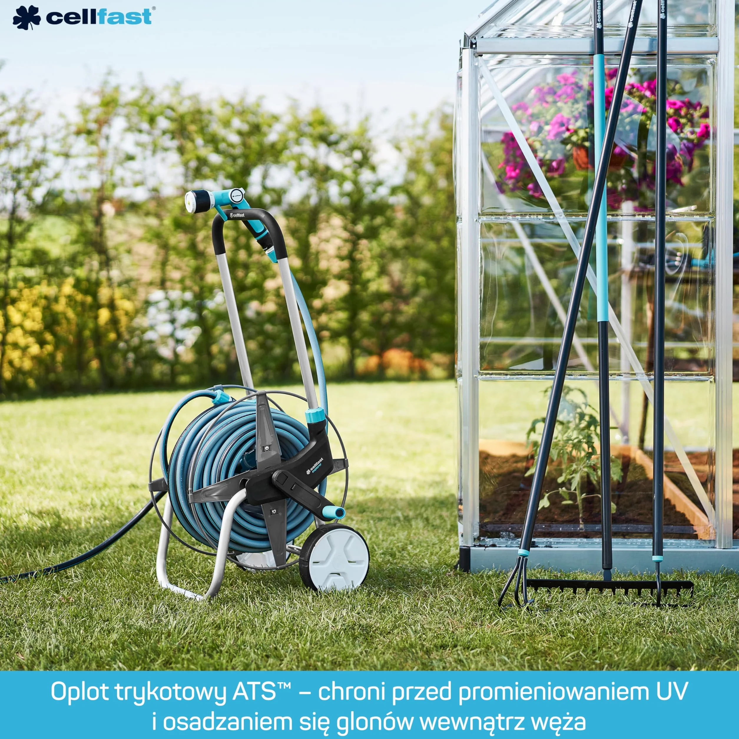 Cellfast Wąż Ogrodowy Smart Pro ATS 1/2" 50 m 4-Warstwowy