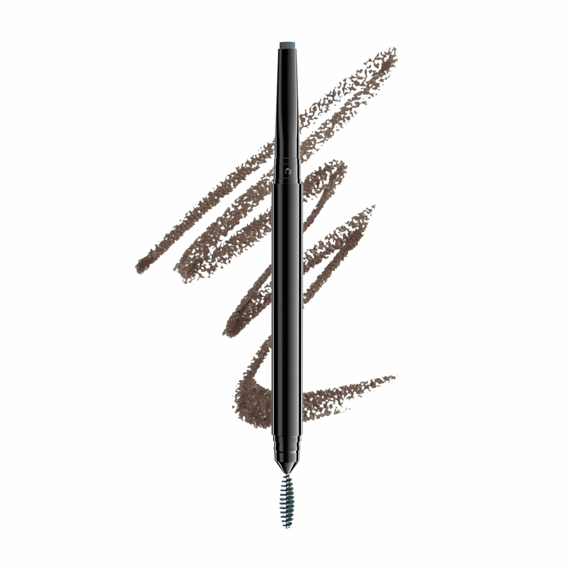 NYX Professional Makeup Precision Brow Pencil dwustronny ołówek do stylizacji brwi z płaską, precyzyjną końcówką, 07 Charcoal, 0,13 g