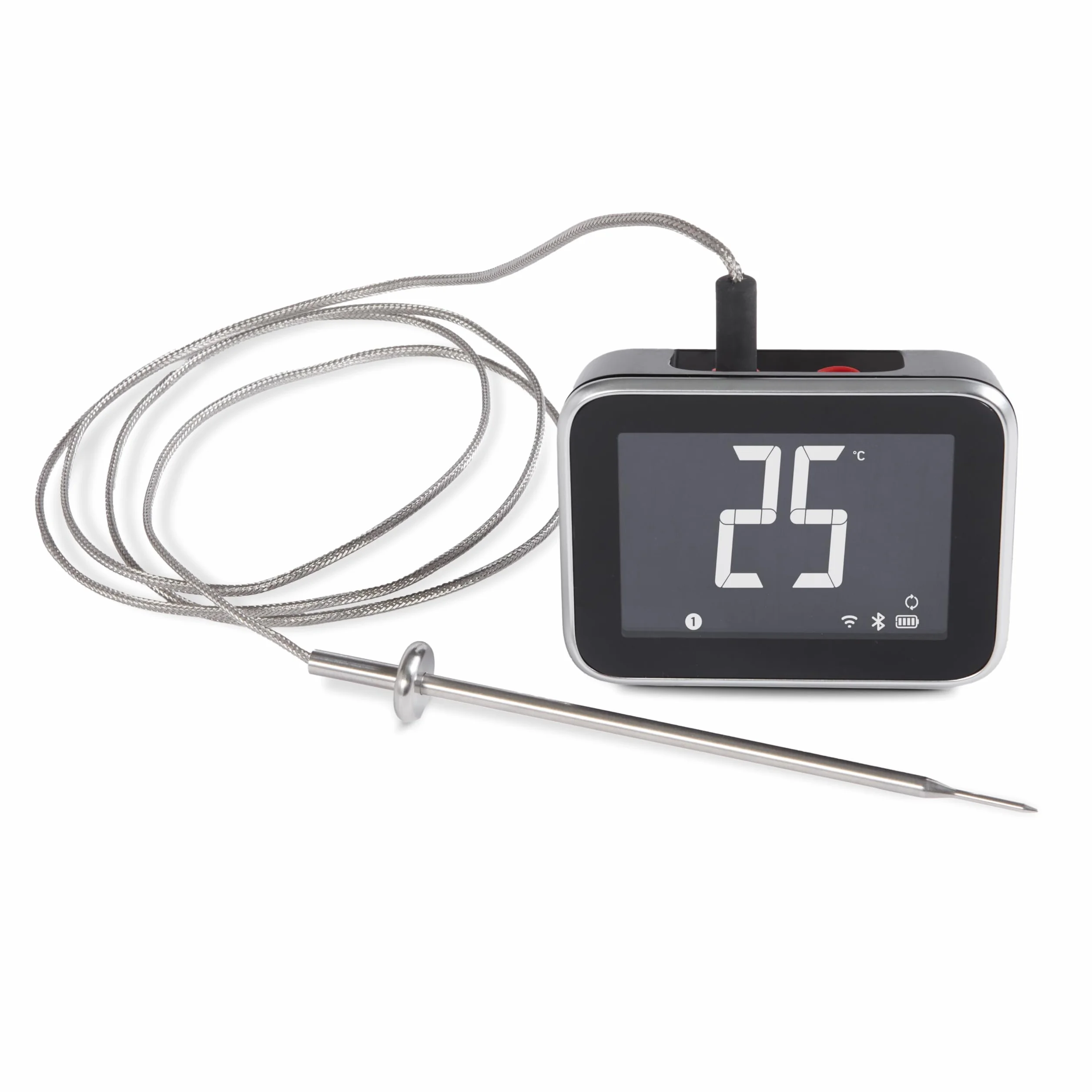 Weber Smart Hub Display Booster Termometr z 2 Sondami, Wi-Fi, Aplikacja, Czarny