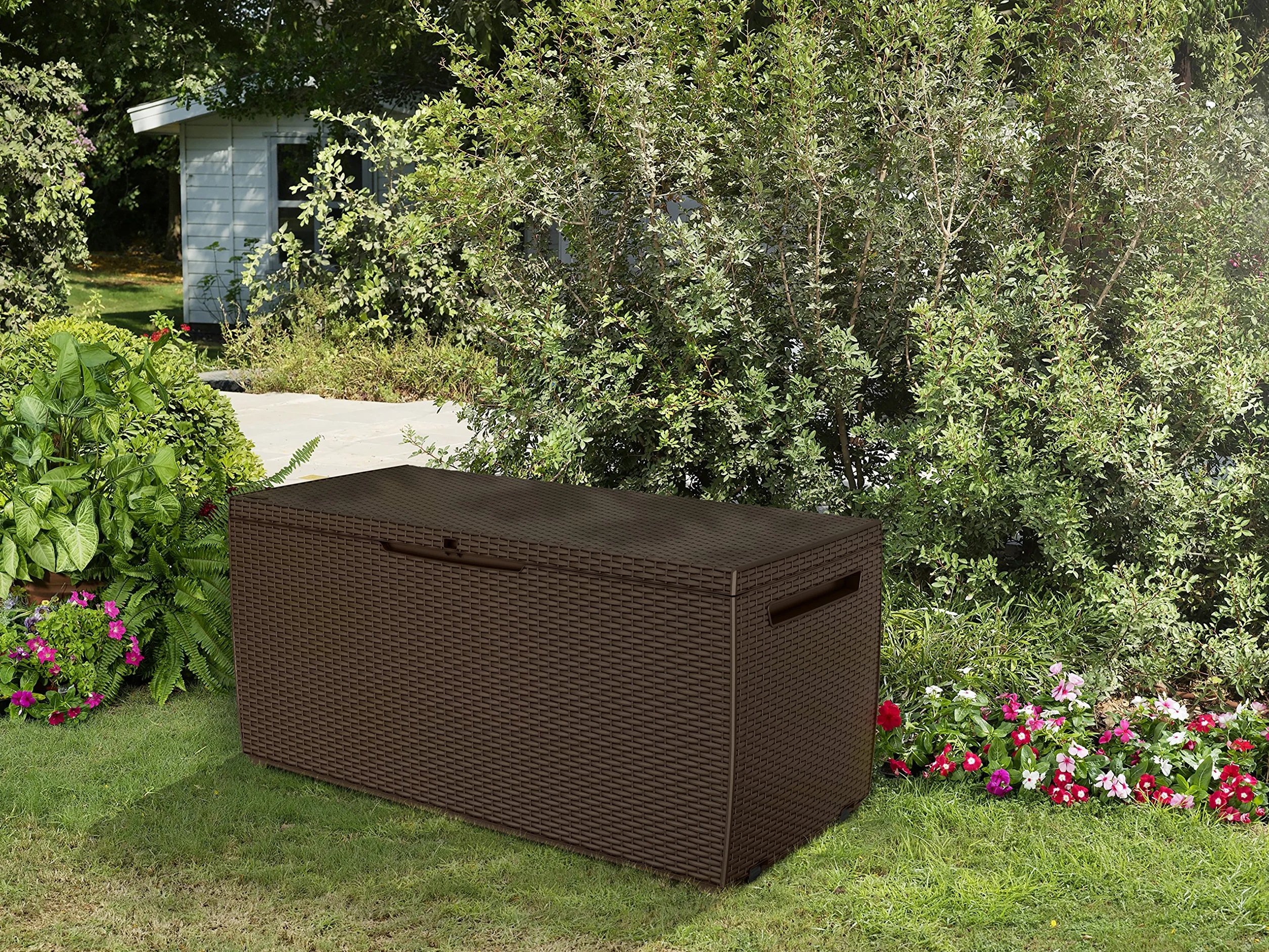 Keter Capri Skrzynia Ogrodowa 305L Brązowy 123x53.5x57 cm