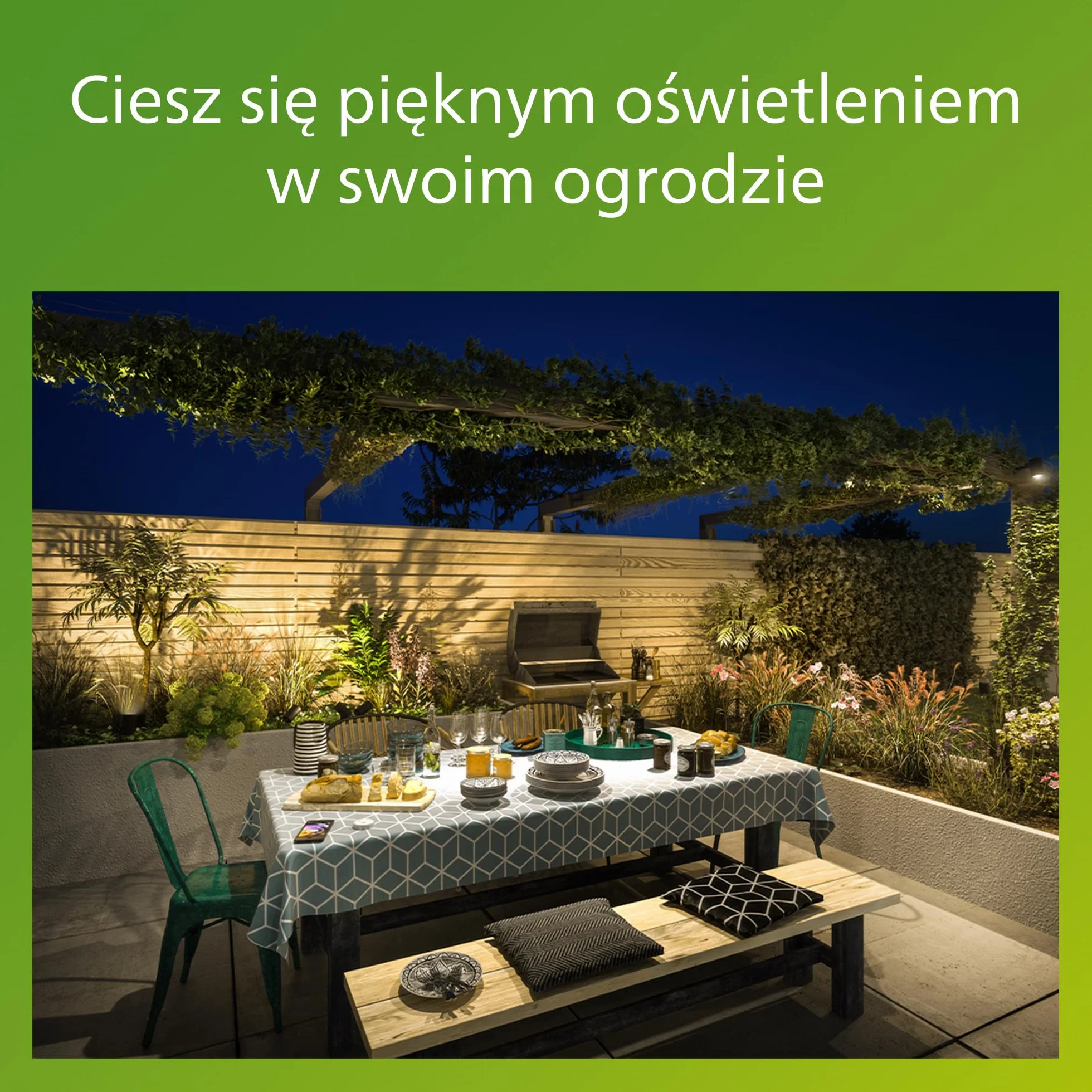 Philips Kabel Niskonapięciowy Gardenlink do Użytku Zewnętrznego o Długości 2 m, 24 V, Czarny, Wodoodporność Ip67
