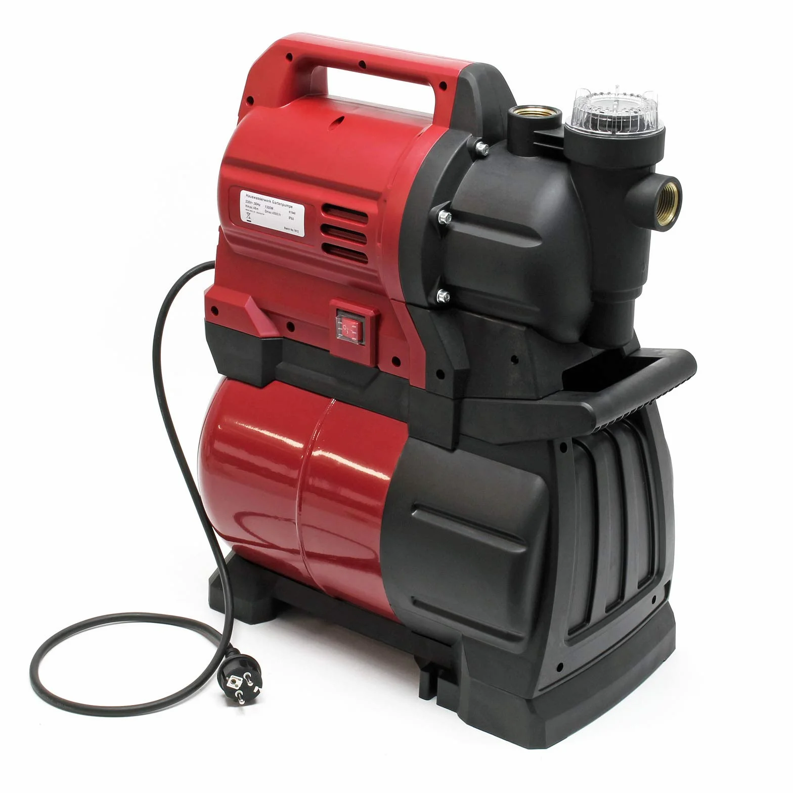 WilTec Grupa ciśnieniowa 1300W 4500l/h Membrana 19L Presostat