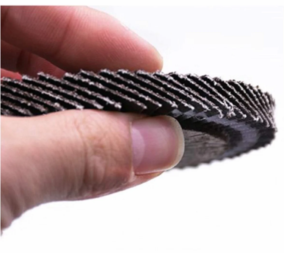 Zestaw 10 tarcz listkowych - Tarcze szlifierskie z tlenku glinu do szlifierek kątowych - Tarcze szlifierskie do metalu, drewna i tworzyw sztucznych(125mm 80grit)