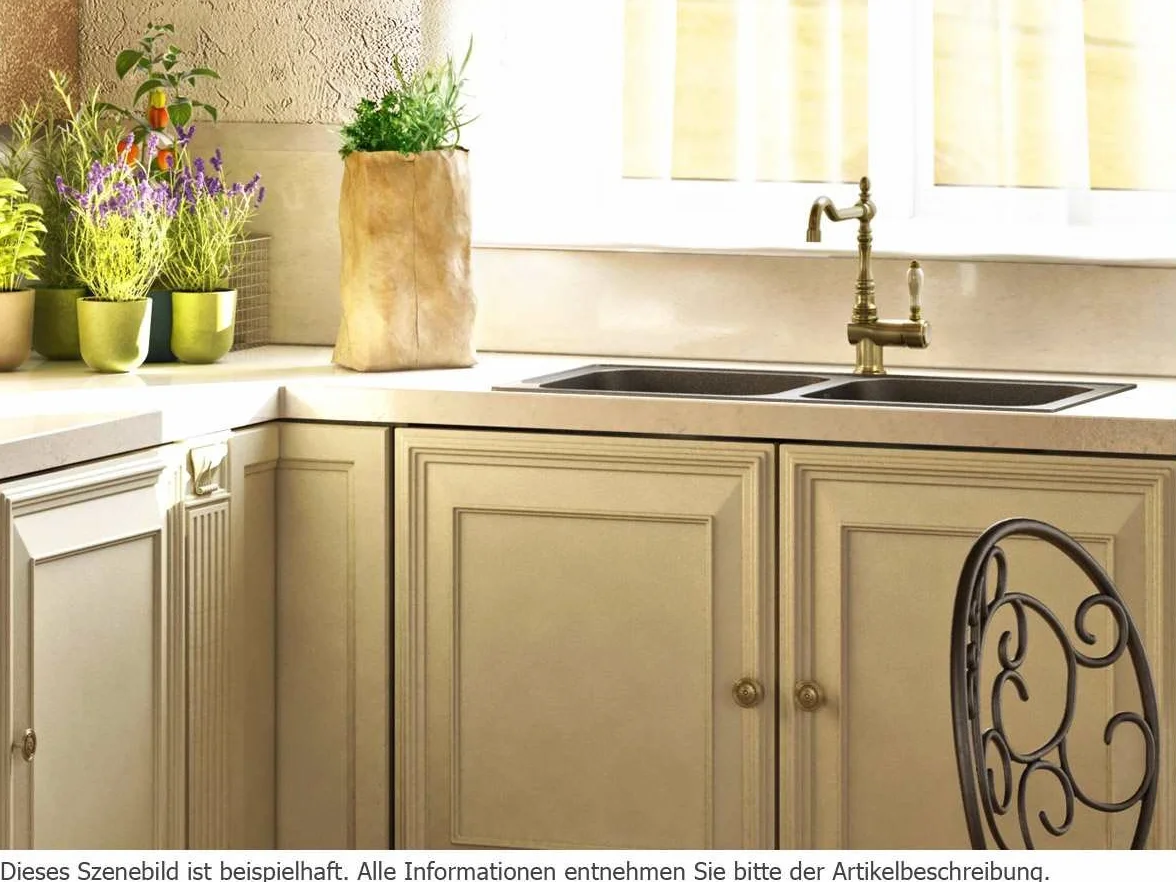 Smeg MIR6O-2 Bateria zlewozmywakowa ze stałą wylewką Cortina-Brass MIR60-2