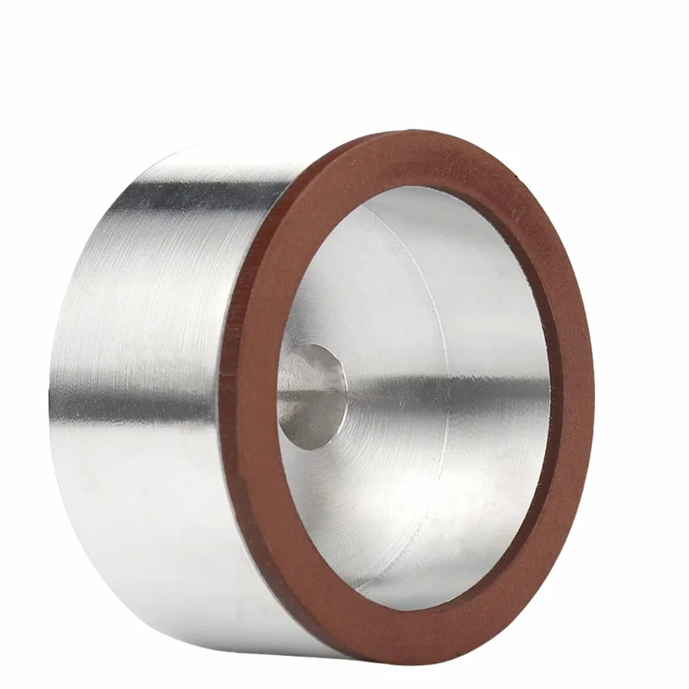 100mm Diamentowa tarcza garnkowa 4" Żywiczna tarcza szlifierska do szlifowania cięcia stali wolframowej stali szybkotnącej materiałów ceramicznych szklanych, 50MM, 1