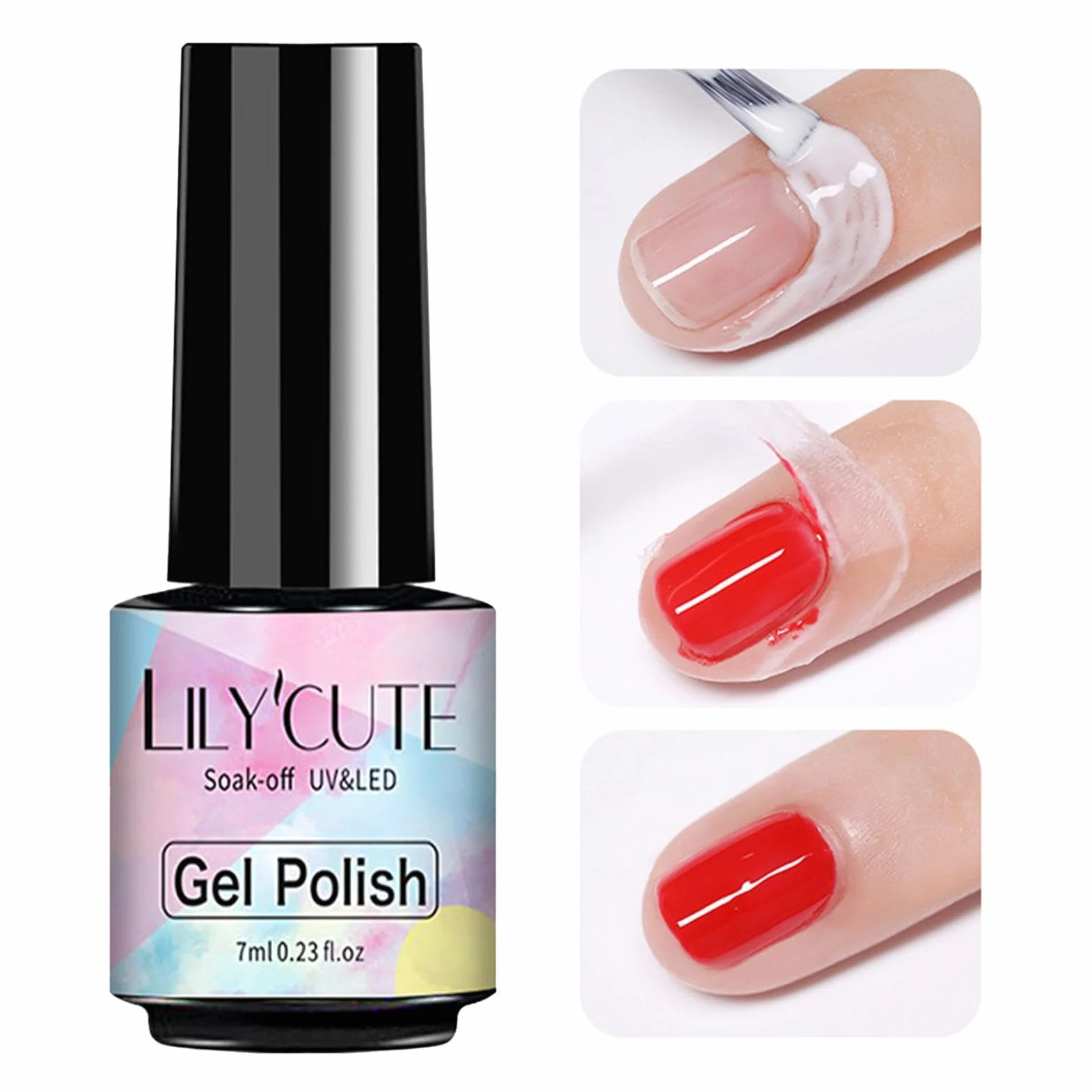 Bariera lakieru do paznokci, bariera lakieru do paznokci, 7 ml, profesjonalna, przyjazna dla środowiska, szybkoschnąca w 60 sekund, łatwe malowanie dla początkujących