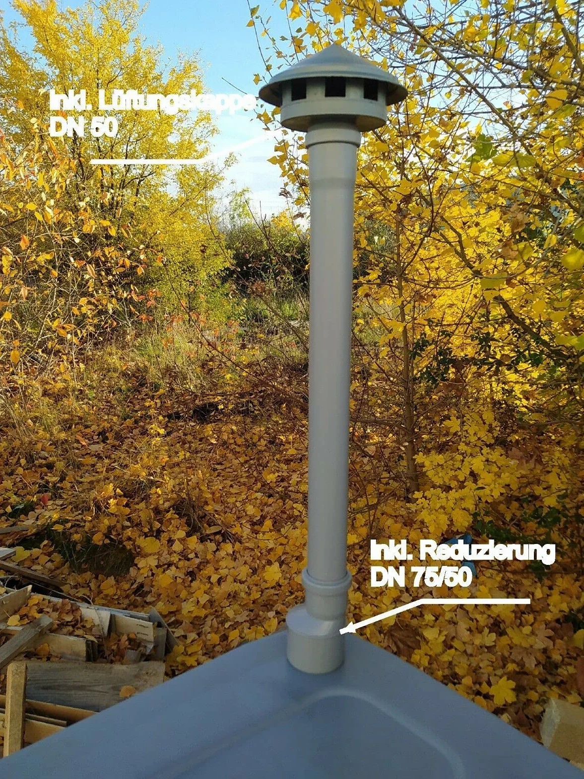 Varile 250L toaleta chemiczna, zbiornik WC, zbiornik WC ogrodowy