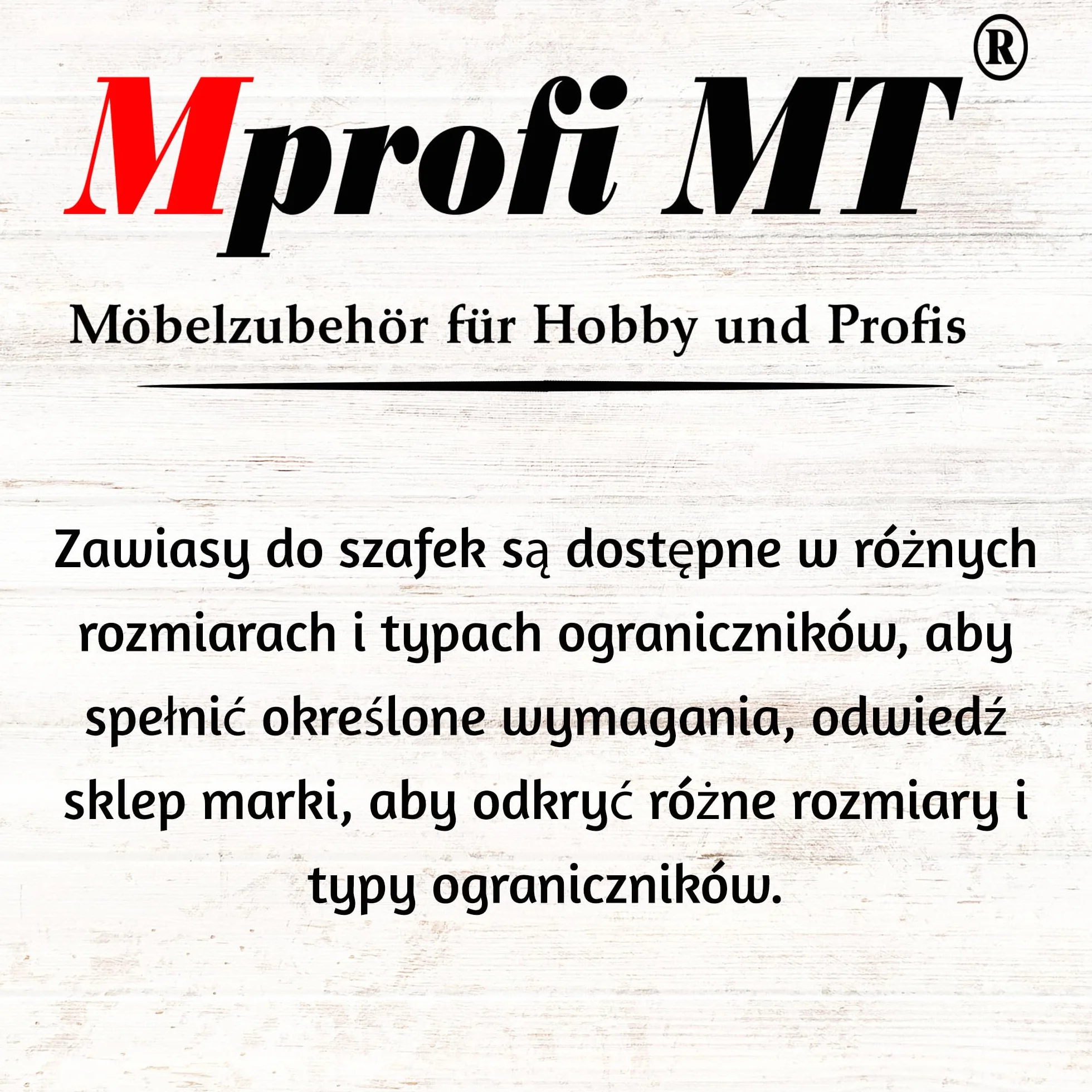Mprofi MT® Zestaw 4 Zawiasów do Drzwi Szafy i Mebli - Ø 35 mm - do Szafek Kuchennych - Ogranicznik Narożny P/R/4