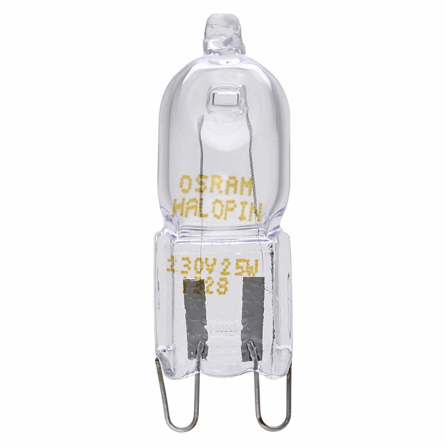 2X OSRAM OVEN HALOPIN 25W G9 HALOGEN CAPSULE BULB 230//240V