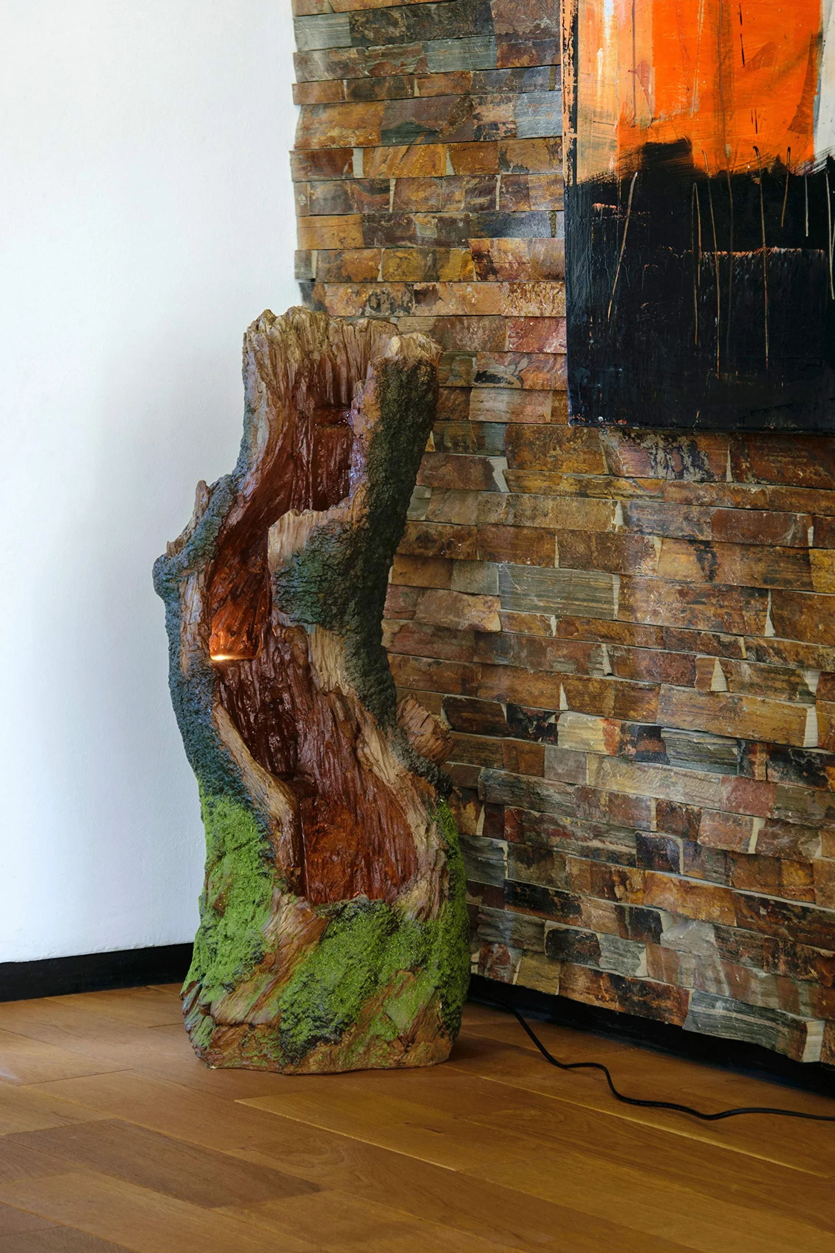 Fontanna Ogrodowa Brązowa 33 x 28 x 78 cm
