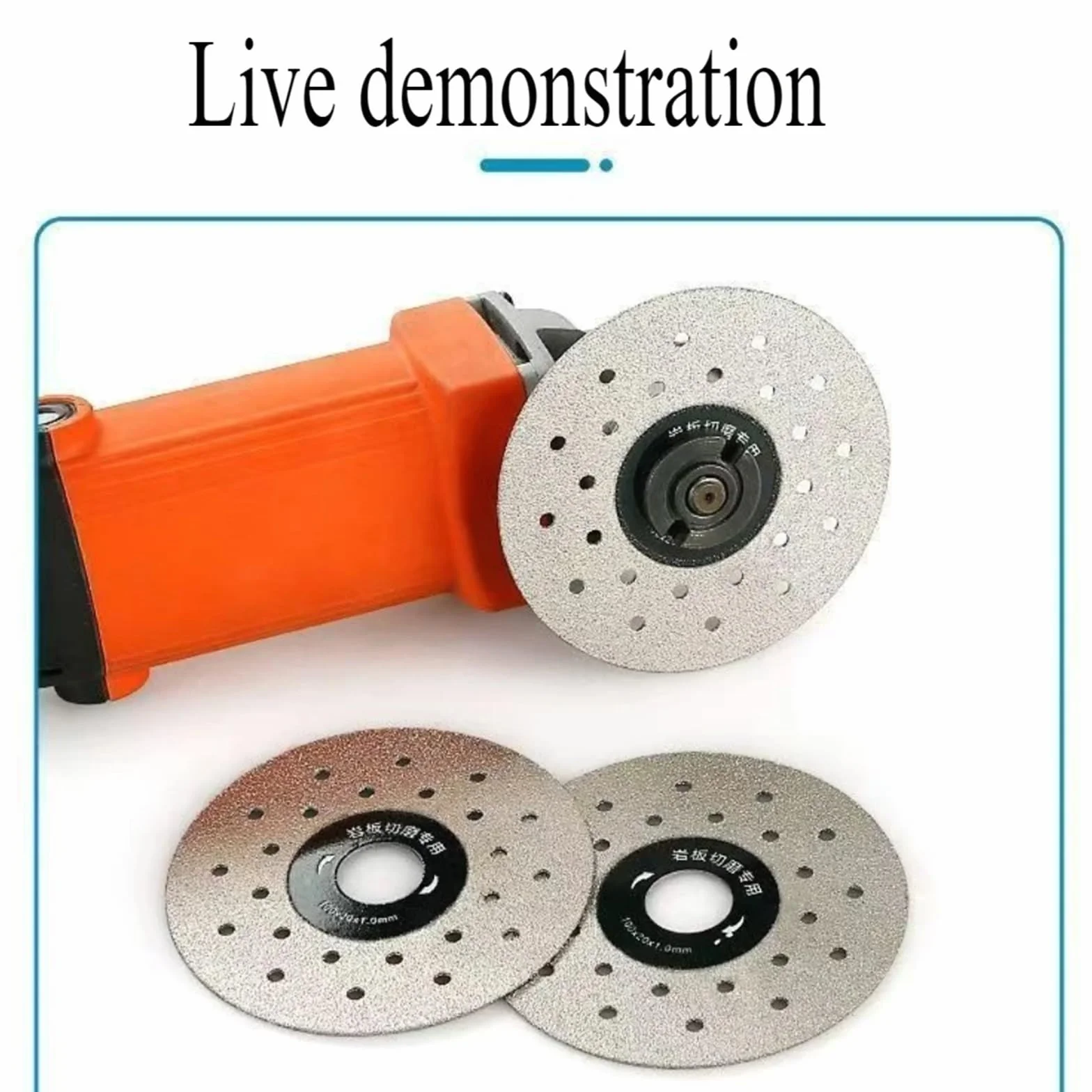 Diamentowa tarcza tnąca 100mm Super cienkie ostrze do cięcia na sucho porcelany szklanej płytki ceramiczne marmurowa szlifierka kątowa 8/15 sztuk(15Pcs)