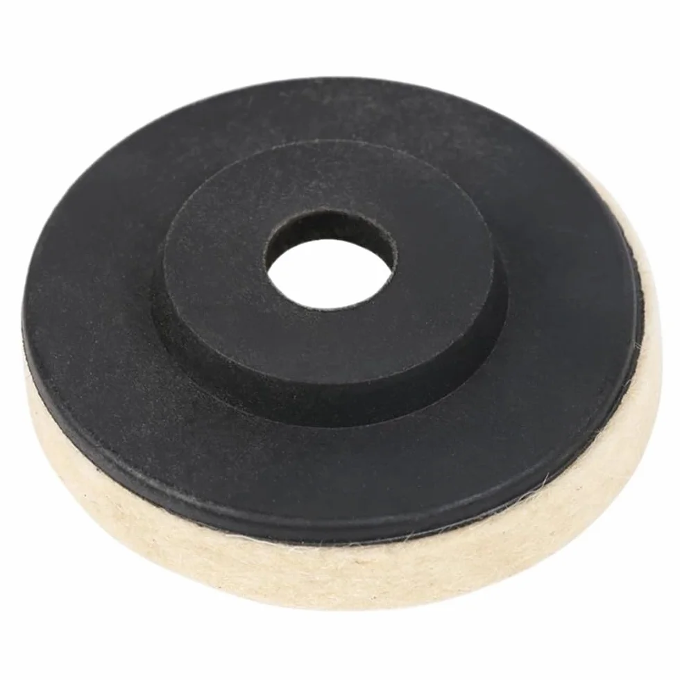 Tarcza polerska do polerowania bawełny, zestaw 2 tarcz wełnianych, biała 50 mm/75 mm do szlifierki kątowej(50 * 10 * 7mm)