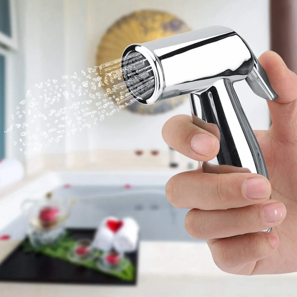 Główka bidetowa ABS do montażu na ścianie Zestaw prysznicowy do toalety Separator wody do higieny osobistej i spray do toalety