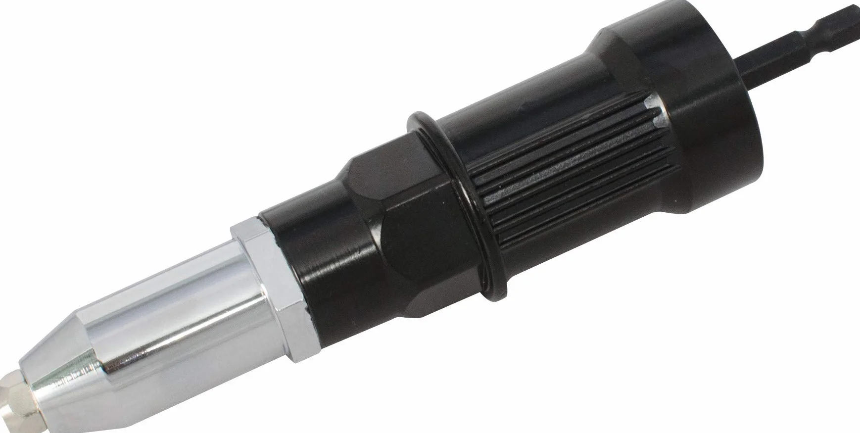 Profesjonalny adapter do nitów zrywalnych do wiertarek i wkrętarek akumulatorowych 3,0 – 6,4 mm jednostka opakowaniowa: 1