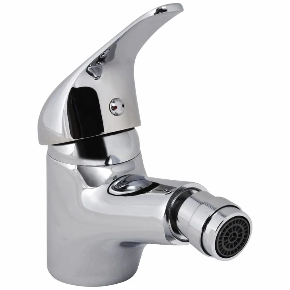 Bidet krany zestaw 2 szt. chrom bateria mieszakowa jednouchwytowa bateria dwuuchwytowa chromowana do instalacji zbiornika, z wężami i ceramicznym kartuszem
