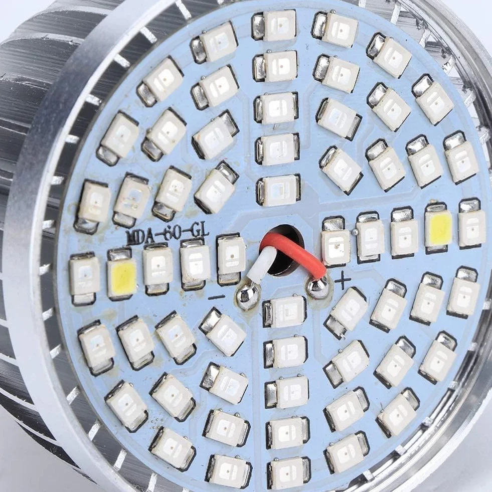 Żarówka LED do Uprawy Roślin 60W 60 LED Full Spectrum E27