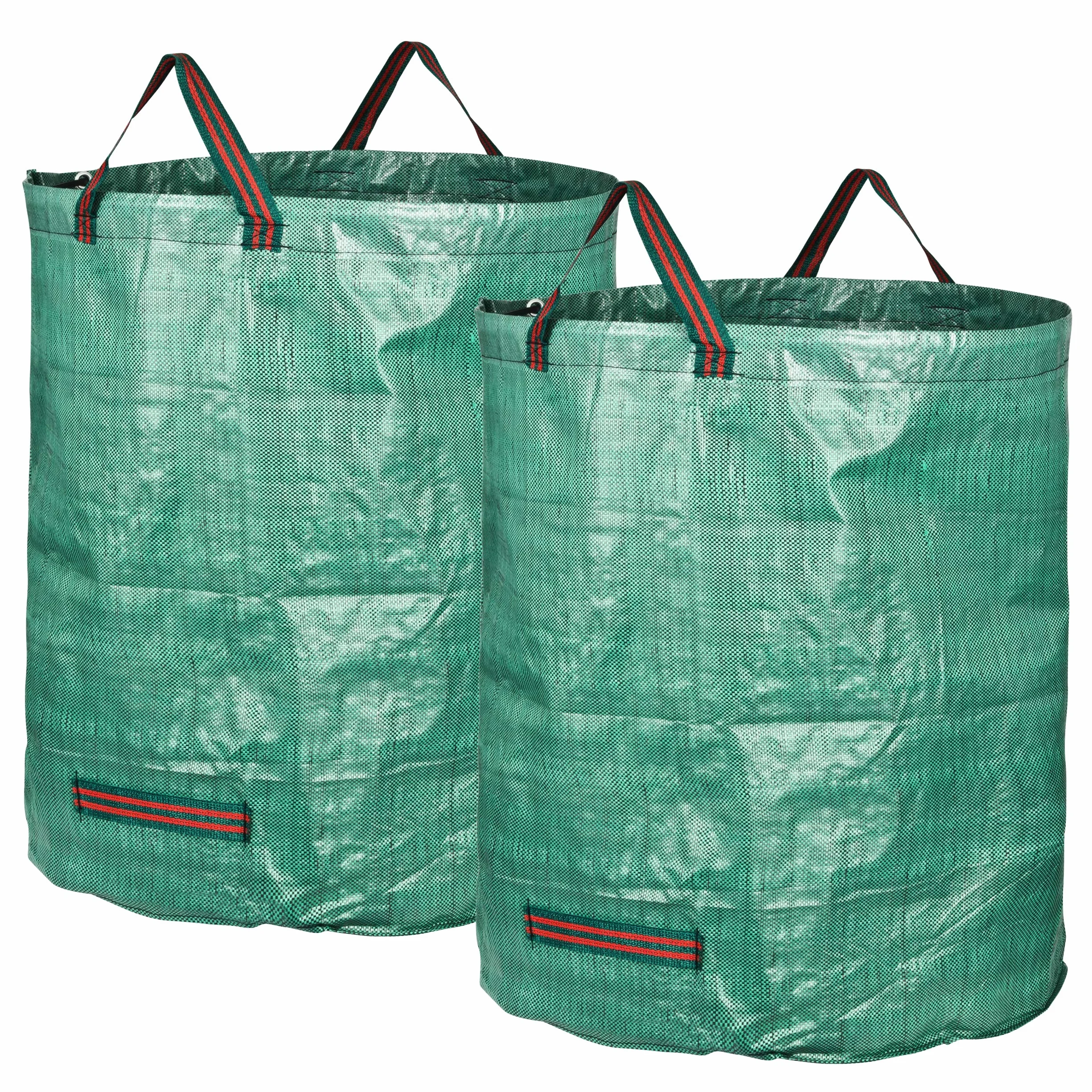 GardenMate – 2x worek ogrodowy 272 l z solidnej tkaniny polipropylenowej (PP) 150 gsm