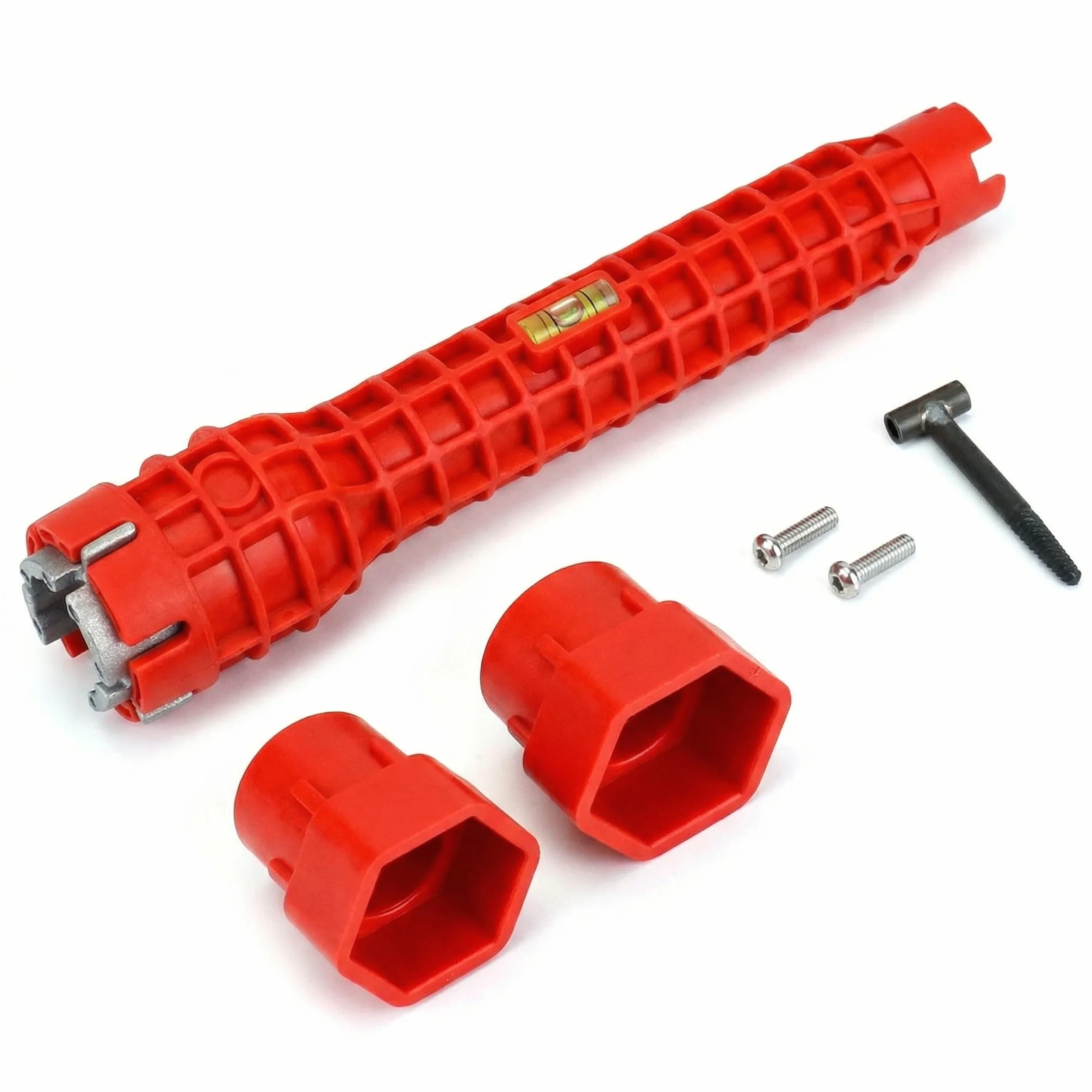 QWORK Dwustronny klucz hydrauliczny, narzędzie do kranu, klucz do zlewu Narzędzia hydrauliczne, klucz do toalety, do kranów toaletowych Kuchnia Łazienka