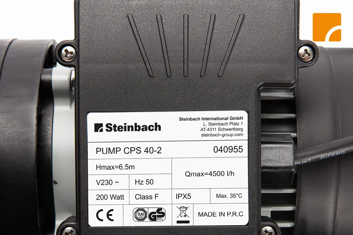 Steinbach Instalacja filtrująca Classic 250N 3,8 m³/h 230 V 200 W zawór 7-drożny Ø 32/38 mm
