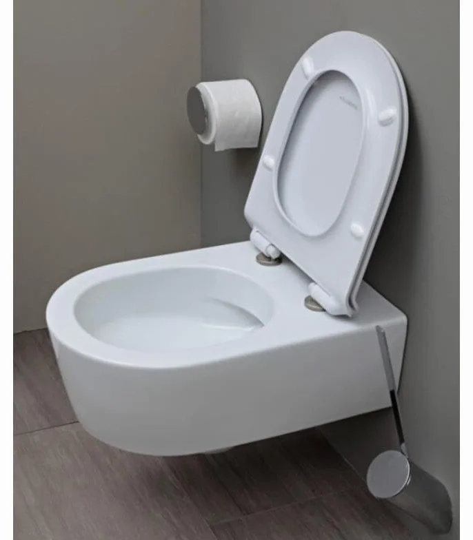 Ceramica Flaminia - Wisząca miska Flaminia Link - biała, bez okularów toaletowych, w magazynie