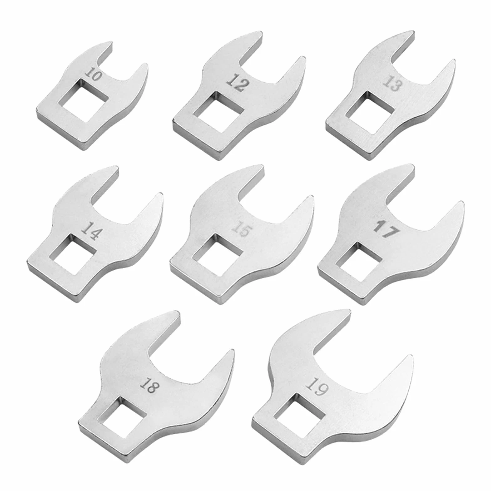 Zestaw kluczy płasko-oczkowych 3/8 cala 8 10-19 mm Narzędzie do grzechotek Klucz mechaniczny Dostęp