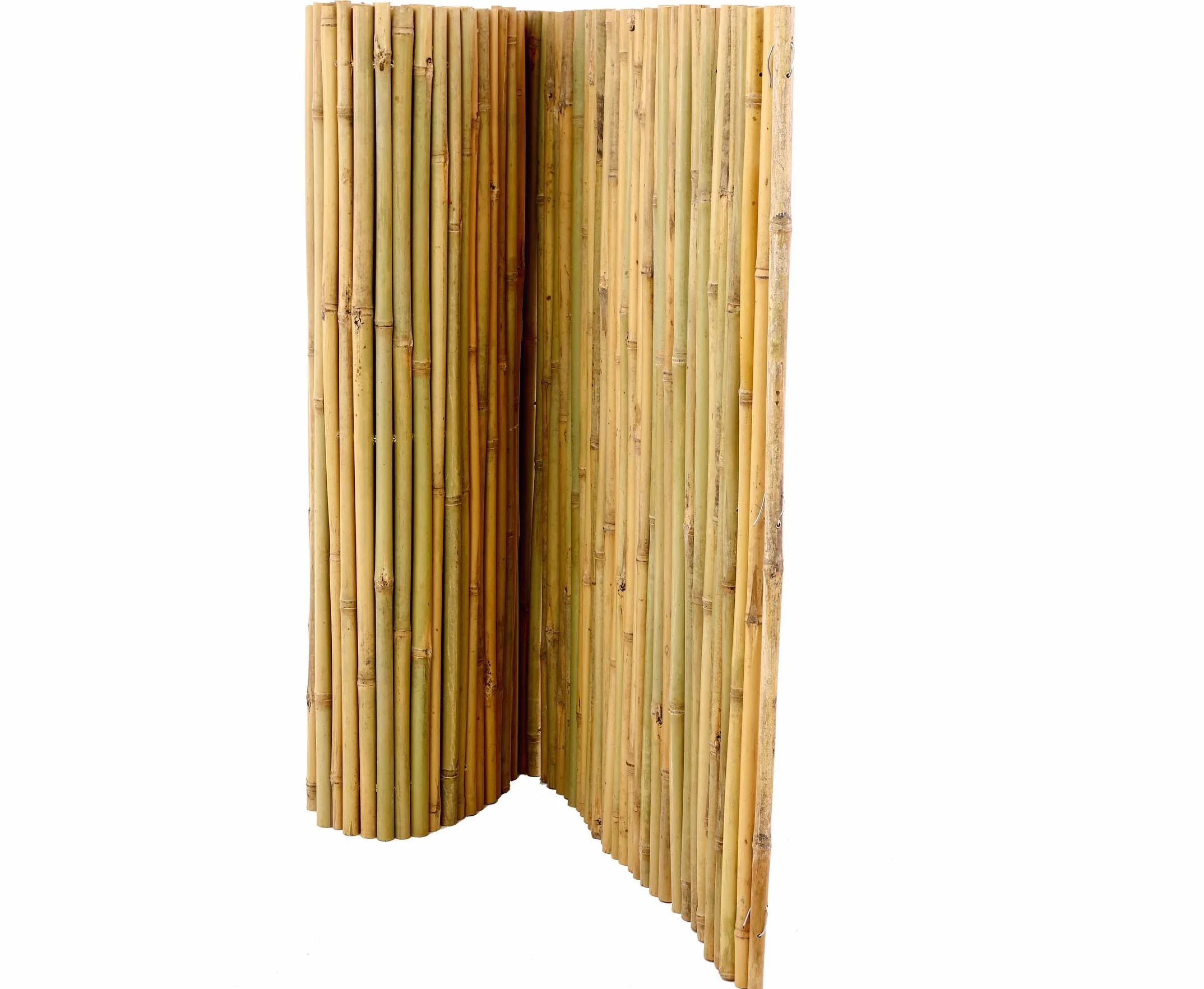 Mata bambusowa Bali 80 x 300 cm stabilna z przewierconym drutem