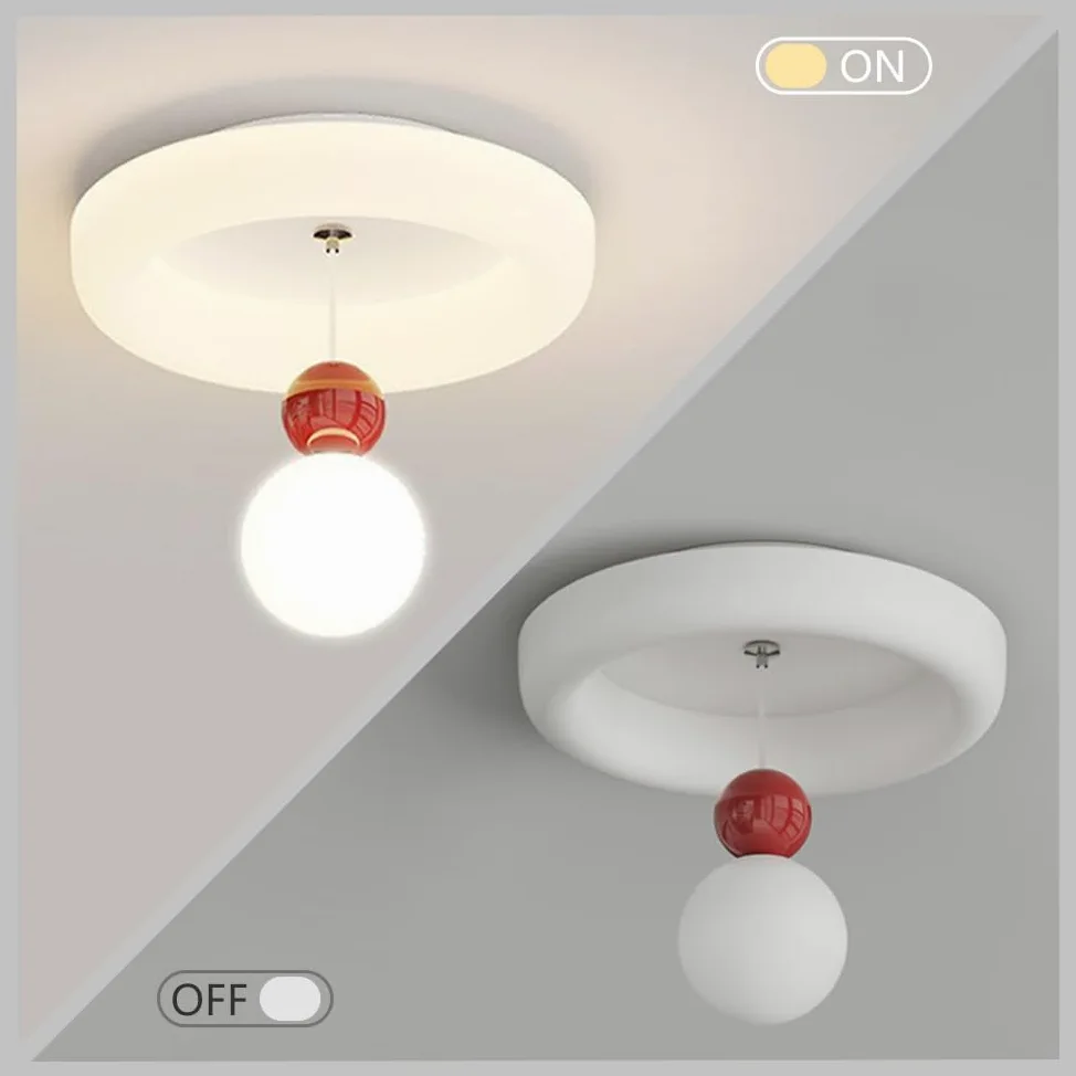 Kwadratowa Sufitowa Led Z 3 Trybami Kolorów, 20 W, Sufitowa Do Wnętrz, Nowoczesna Okrągła Sufitowa, Biała Akrylowa Sufitowa Do Korytarza, Ganku/Okrągły