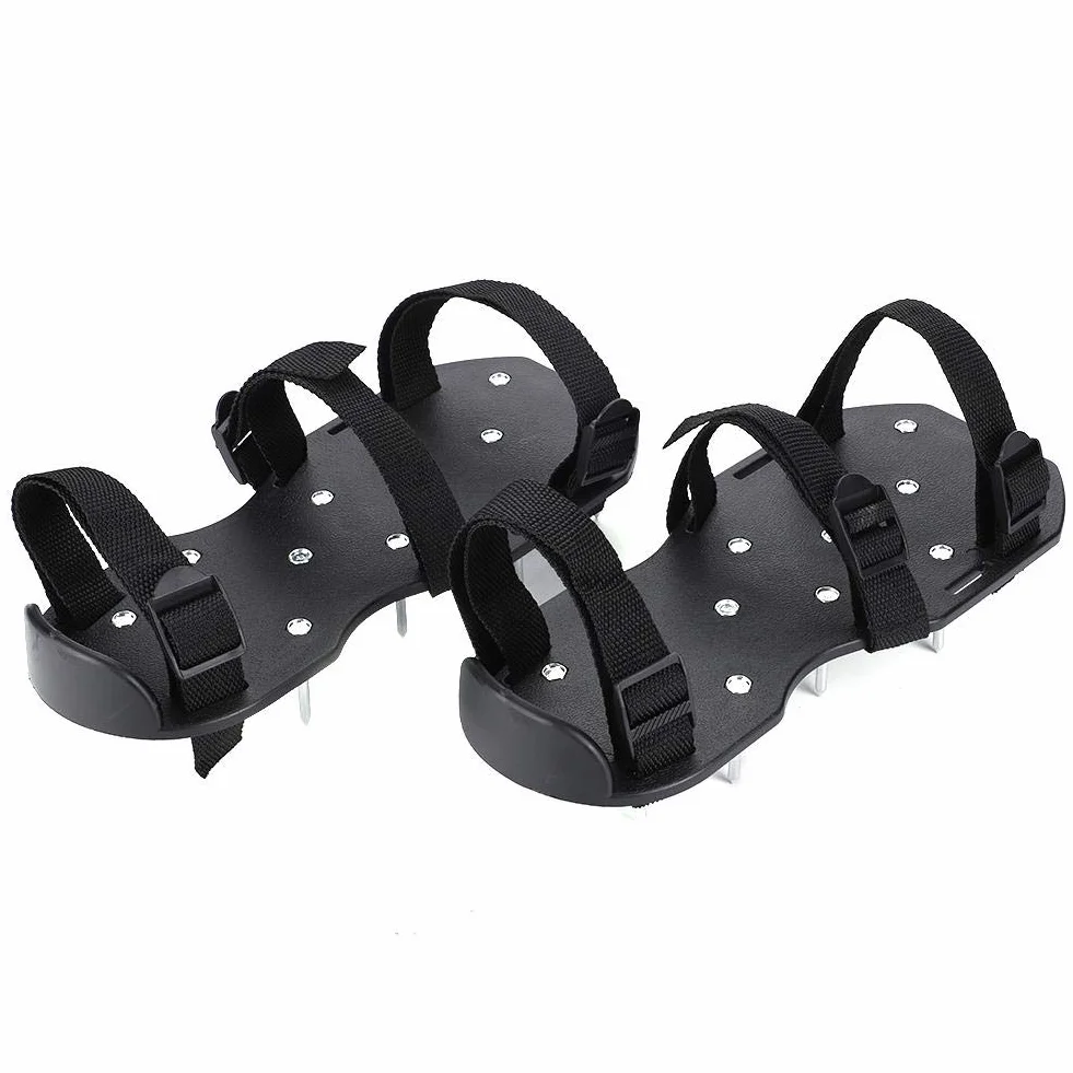 Aeratory do trawnika buty z gwoździami 3 paski